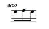 what is arco in music